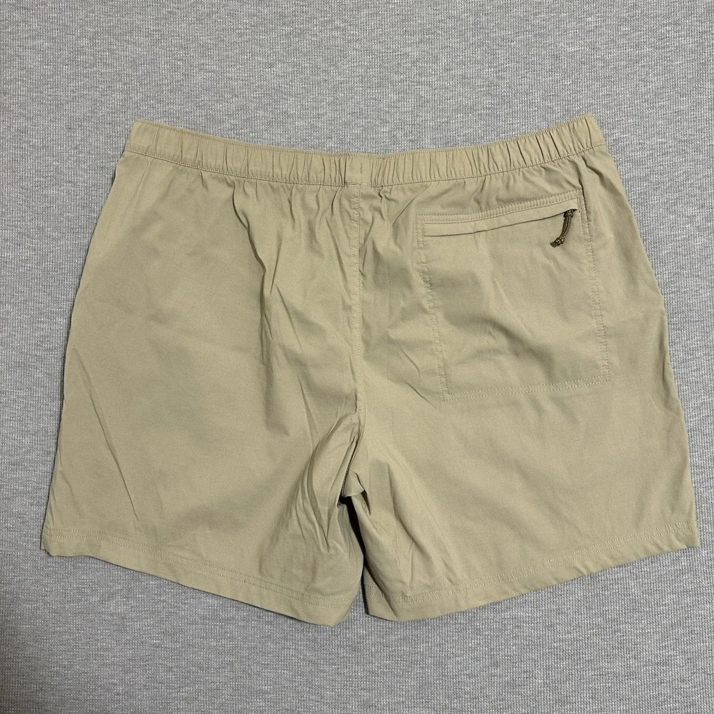 The North Face Mens XXL Khaki Tan Pull On Adventure Shorts NF0A5A5X Hiking 6.5in